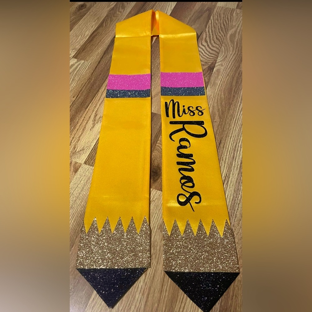 Graduation Teacher Pencil Stoles